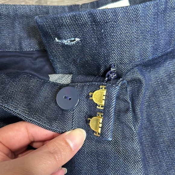 Kate Spade Women’s High Rise Curvy Straight Leg Ankle Jeans in Dark Blue Sz 00 - Picture 11 of 11